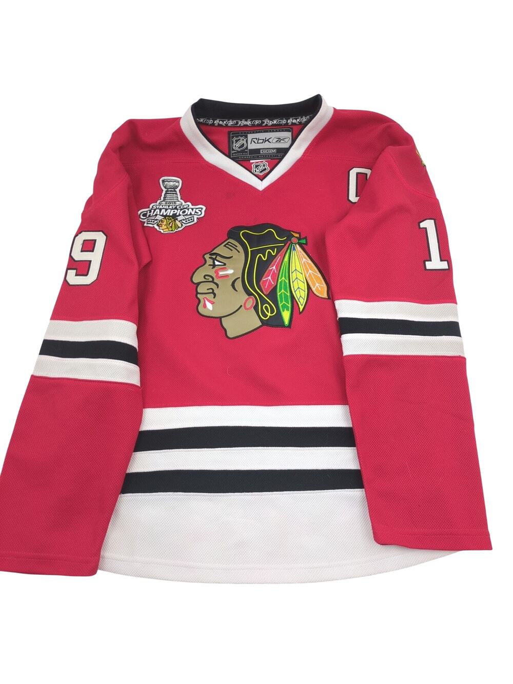 Jonathan Toews Chicago Blackhawks Reebok NHL 2015 Stanley Cup Champion Jersey XL